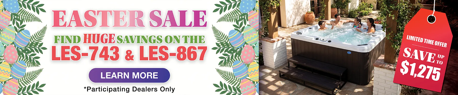 Calspas hot tub being used in a family setting - Arlington